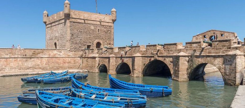 The ancient port essaouira in Morocco